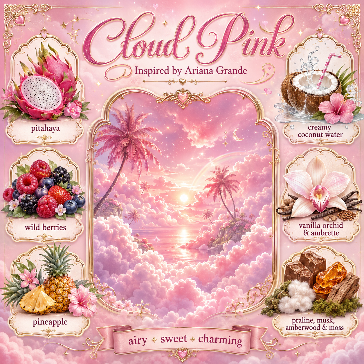 HSBS Inspired by Cloud Pink (Ariana Grande)