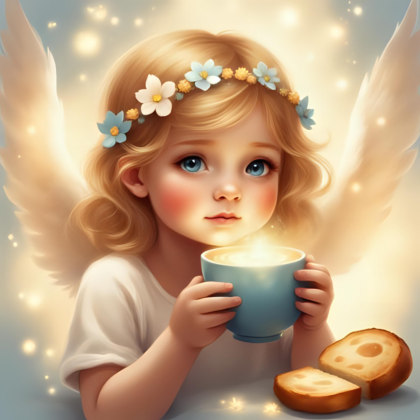 Heavenly Latte (Inspired by Angel's Bread & Bianco Latte)