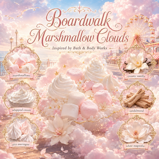 HSBS Inspired by Boardwalk Marshmallow Clouds (Bath & Body Works)