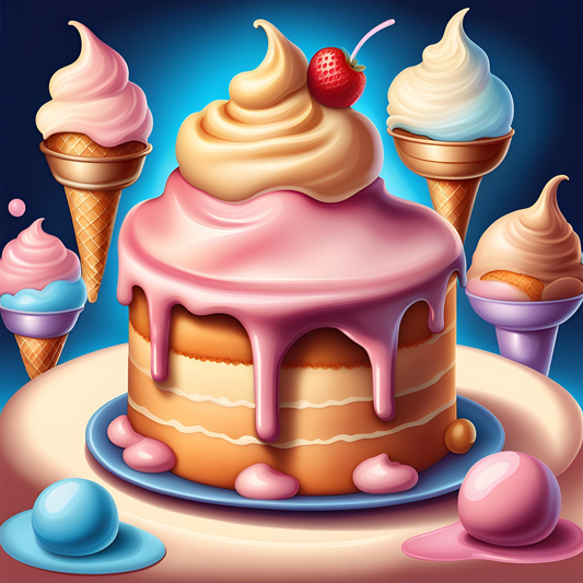 Cake Batter Ice Cream