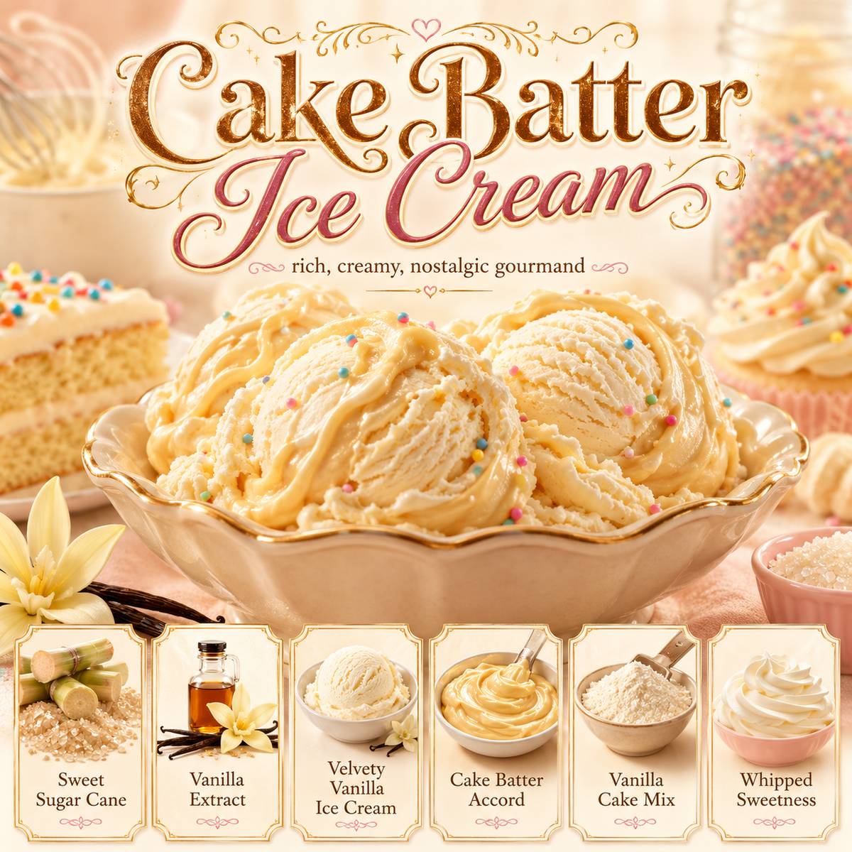 Cake Batter Ice Cream NEW/RETURNING SCENT!