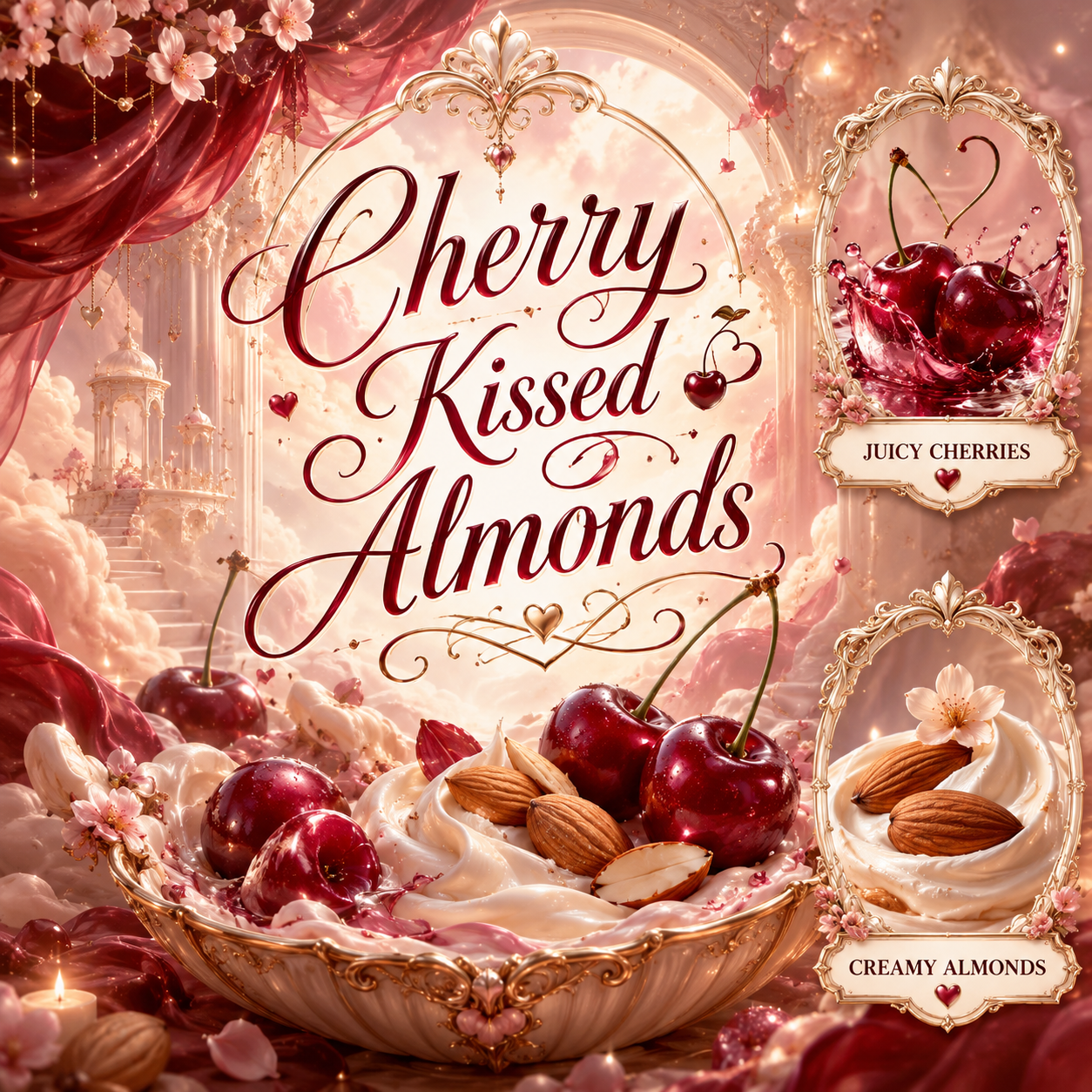 Cherry Kissed Almonds