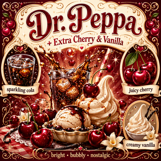 Dr. Peppa + Extra/Added Cherry & Vanilla