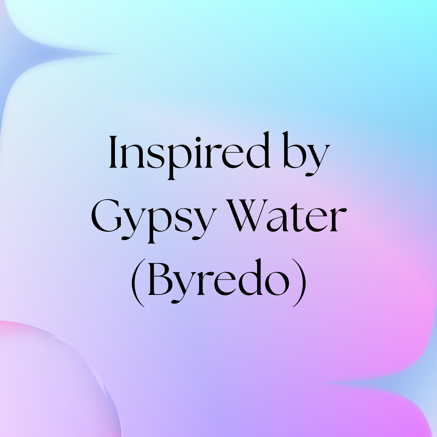 HSBS Inspired by Gypsy Water (Byredo) NEW!