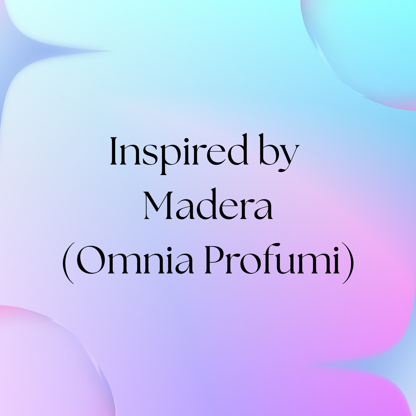HSBS Inspired by Madera (Omnia Profumi) NEW!