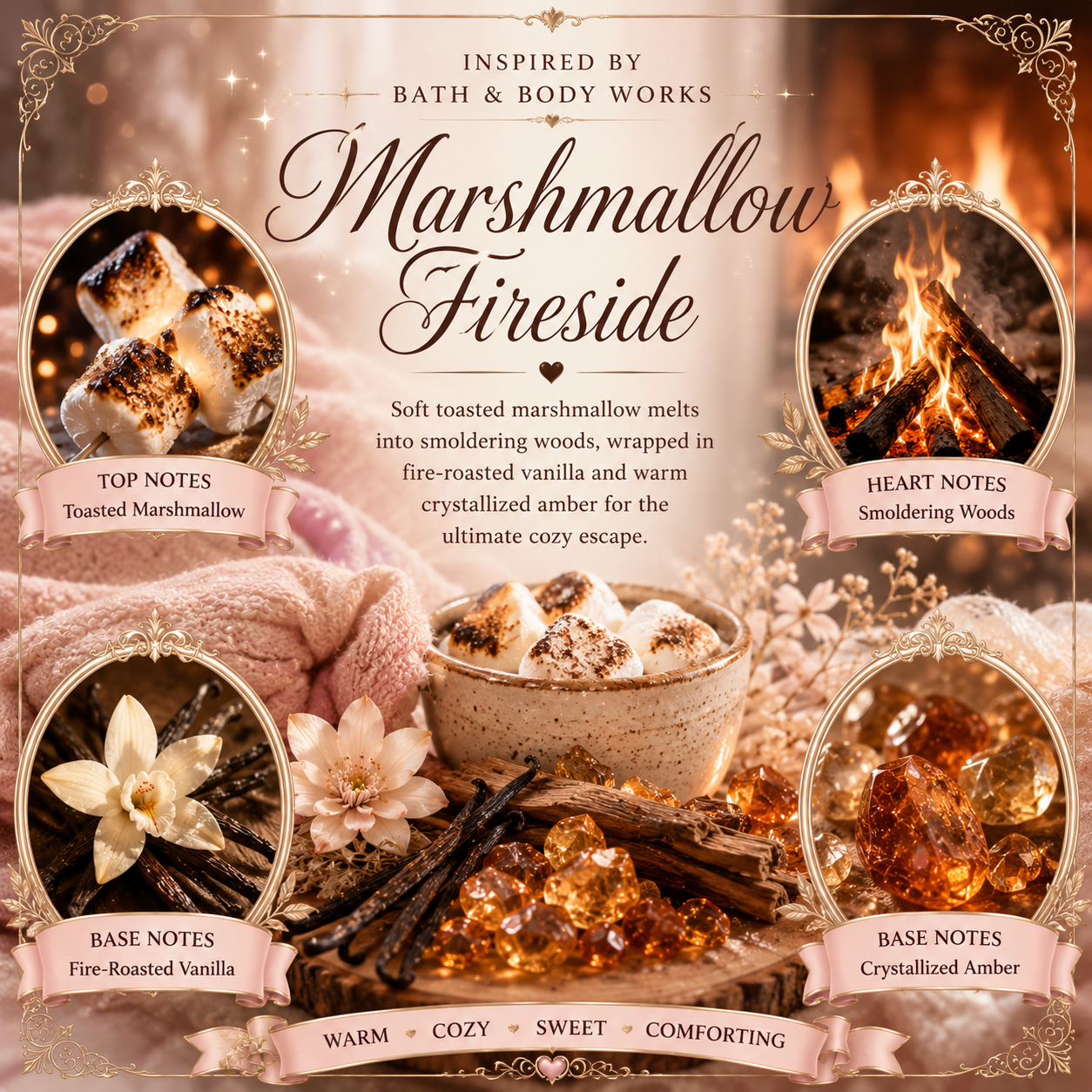 HSBS Inspired by Marshmallow Fireside (Bath & Body Works) NEW!