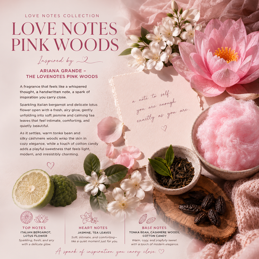 HSBS Inspired by Lovenotes Pink Woods (Ariana Grande)