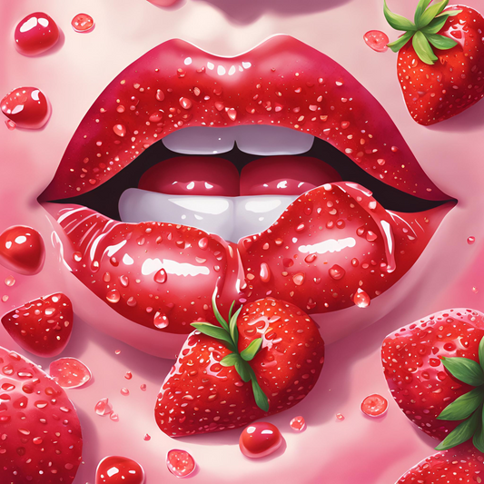 Strawberry Sugar Kisses