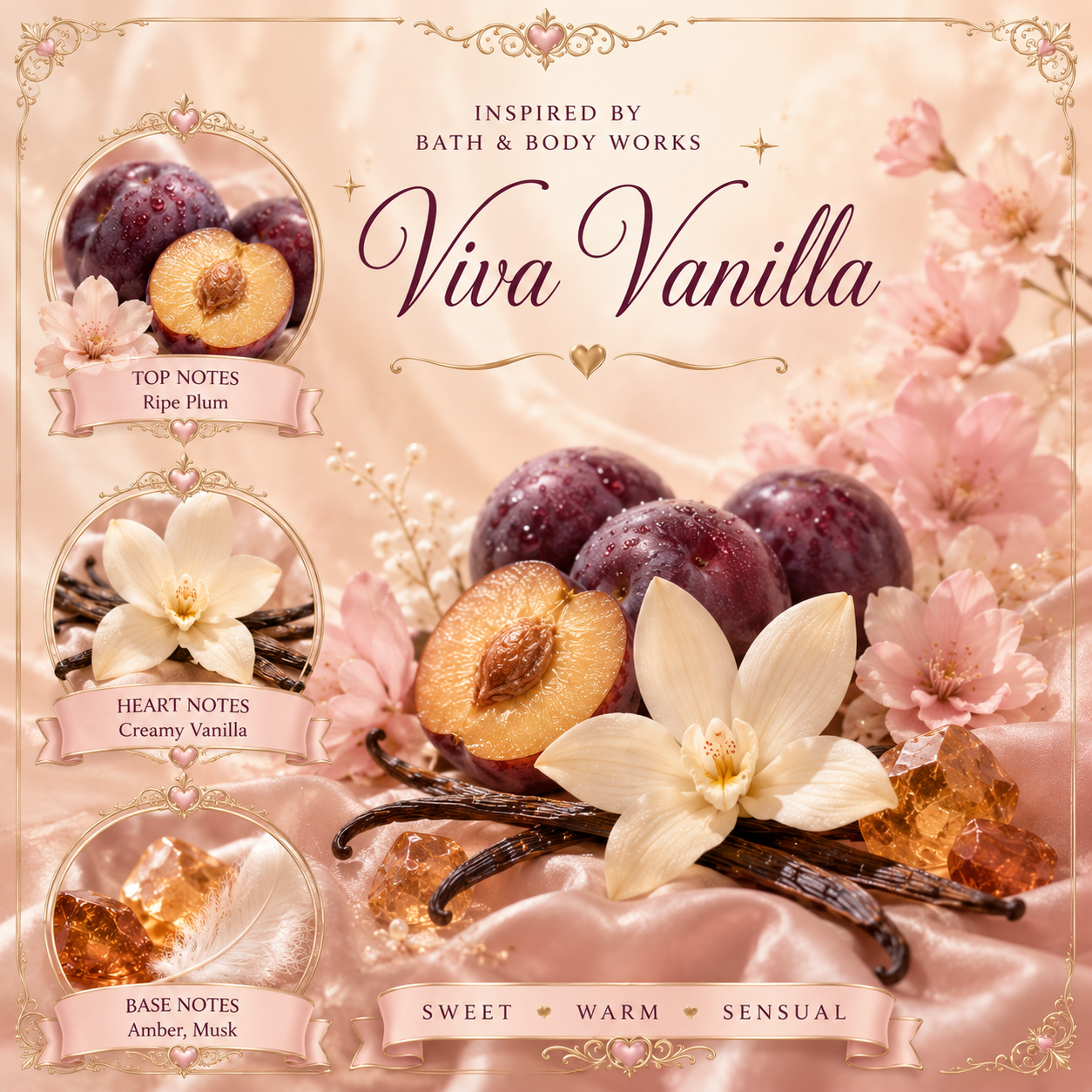 HSBS Inspired by Viva Vanilla (Bath & Body Works) NEW!